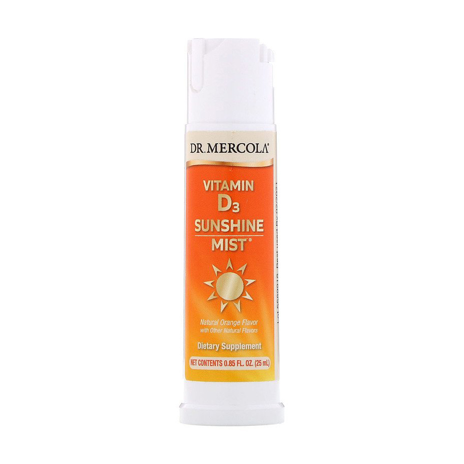 Вітамін Д3 Dr. Mercola Vitamin D3 Sunshine Mist в спреї, 25 мл